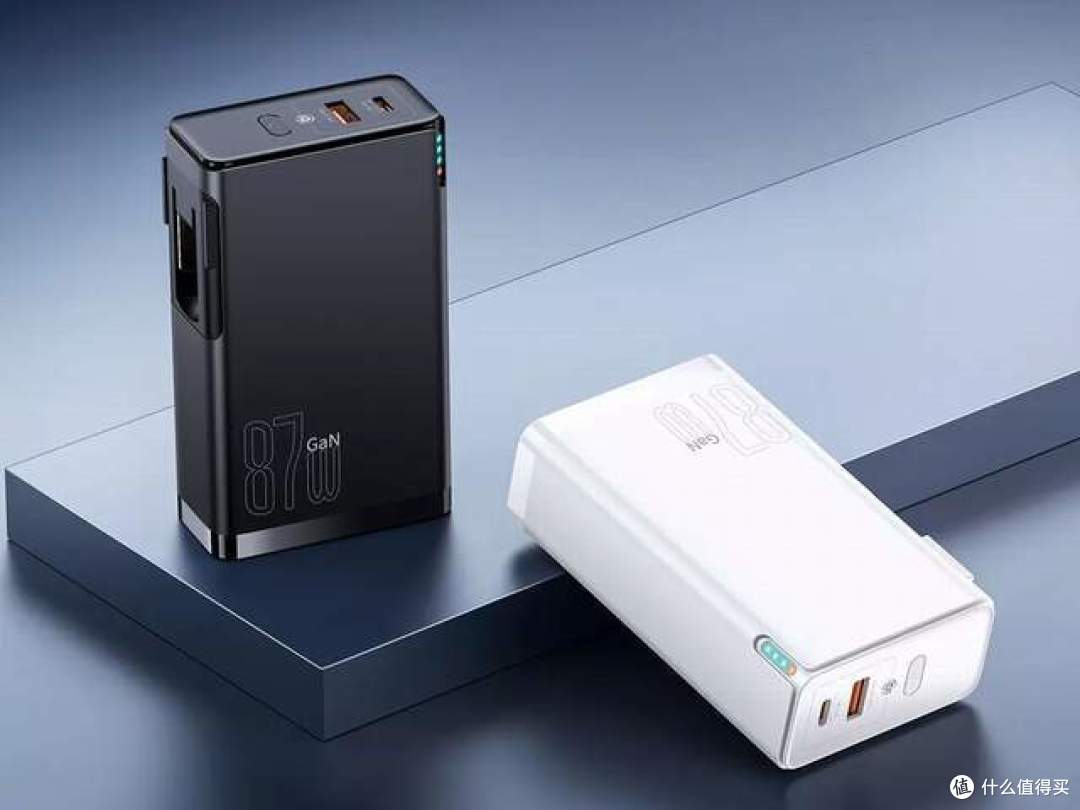 倍思发布87W混合动力氮化镓能量堆,充电器+移动电源双模式快充