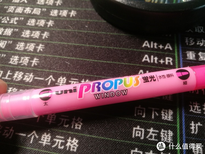 开学用文具推荐3：UNI三菱PUS-102T双头淡色PROPUS透视窗荧光笔