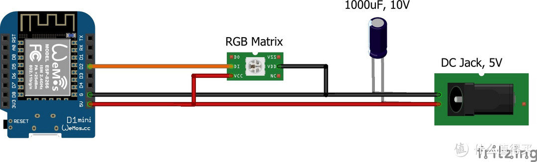  ESP8266+2812做AWTRIX像素时钟和天猫精灵合体,做个漂亮的全彩电子钟实木智能音箱