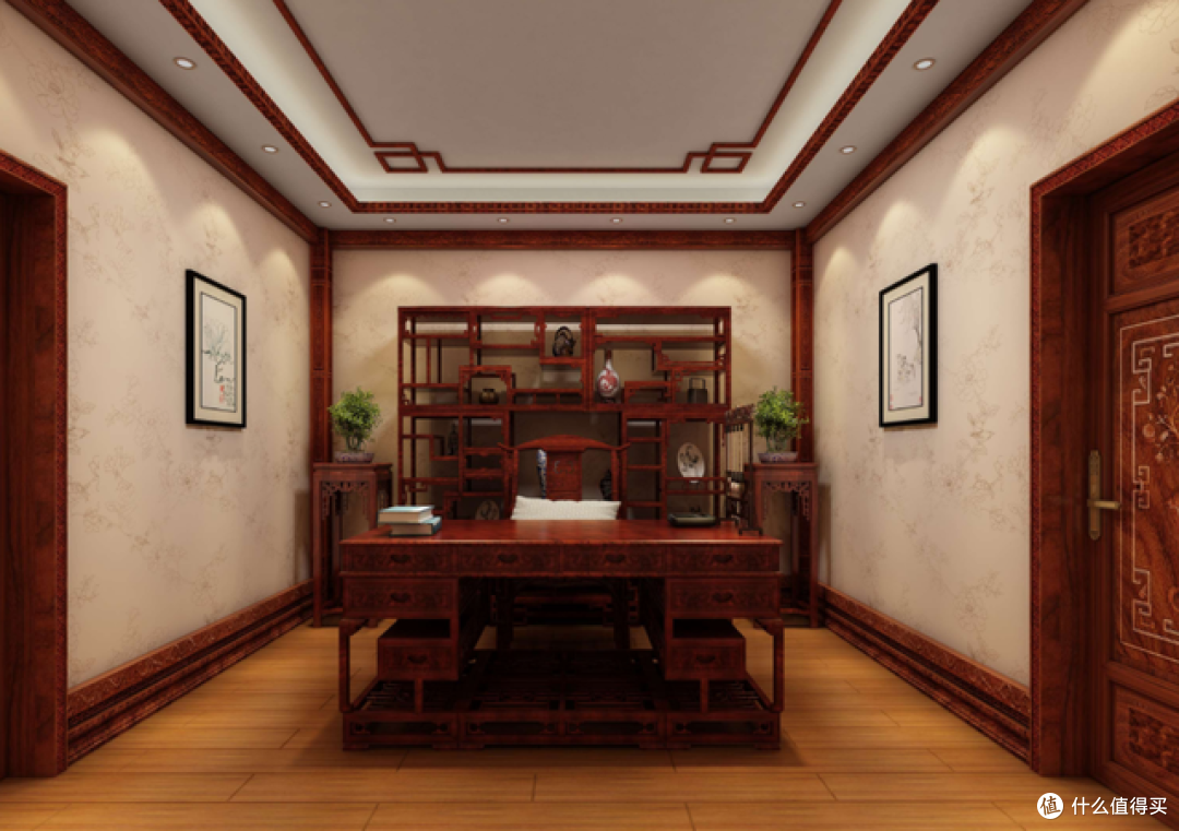 发现一对广州夫妻的315㎡新家,全屋红木中式风,这才叫古色古香