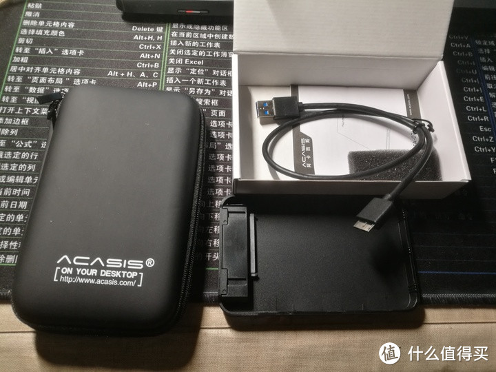 ACASIS FA-07US移动硬盘盒开箱测评（塑料快拆 JMS578）