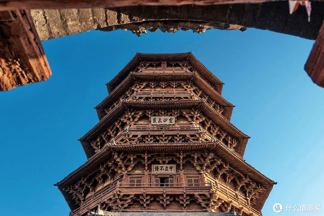 应县木塔，世界上现存唯一最古老最高大之木塔 ©️图虫创意