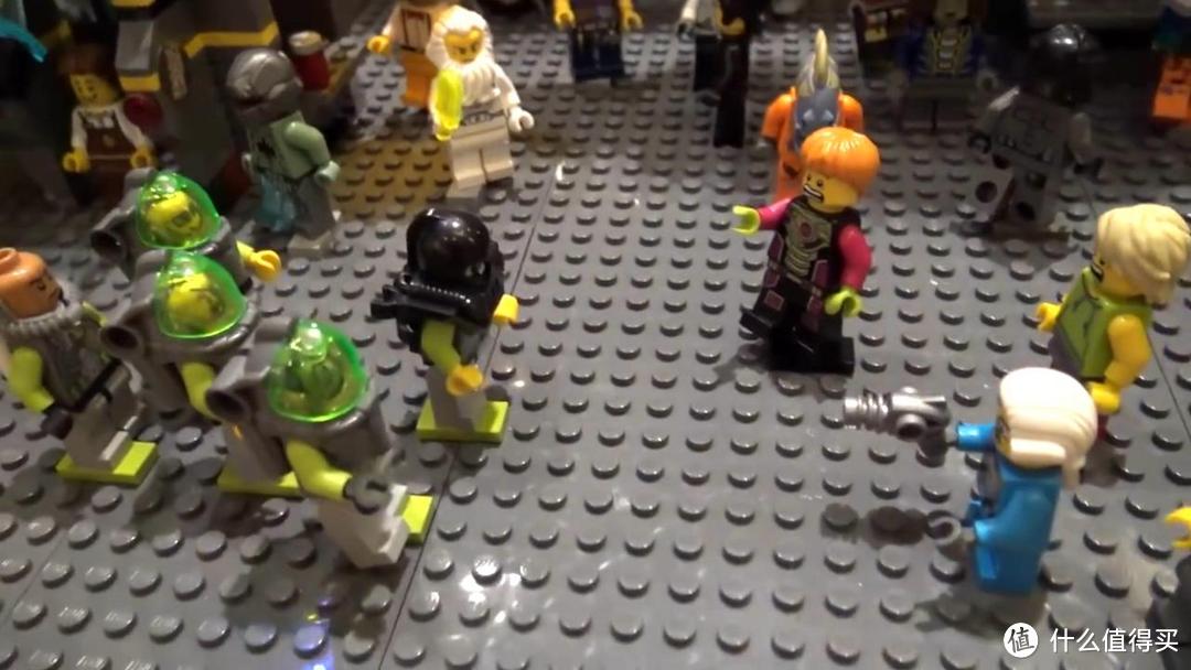 人仔极其丰富的大型MOC,麦克泰勒的科幻之城