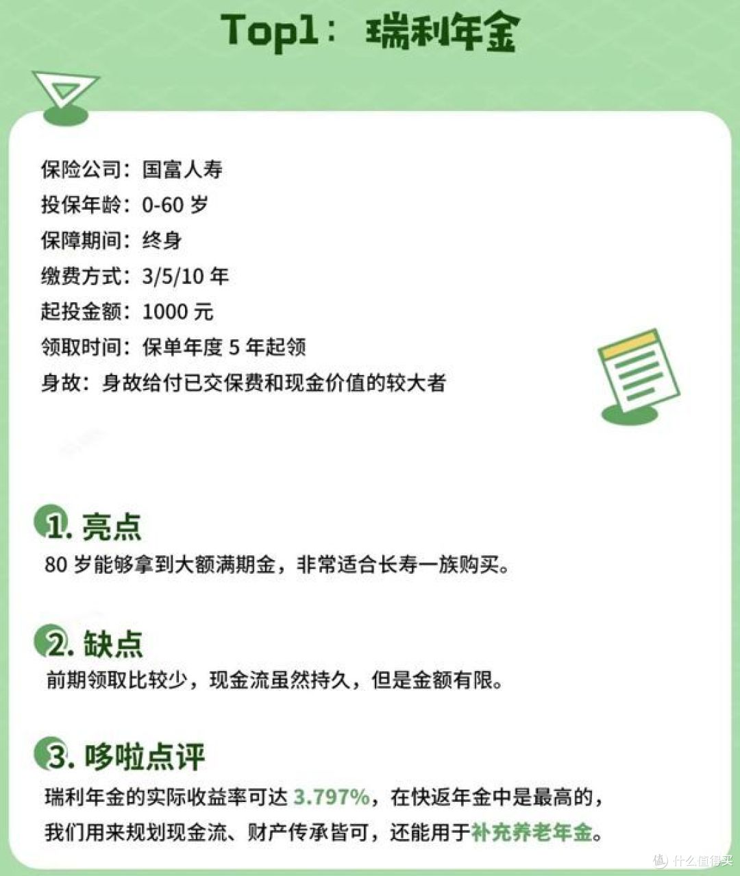 年金险哪个好？2021 年，我测评这 10 款！