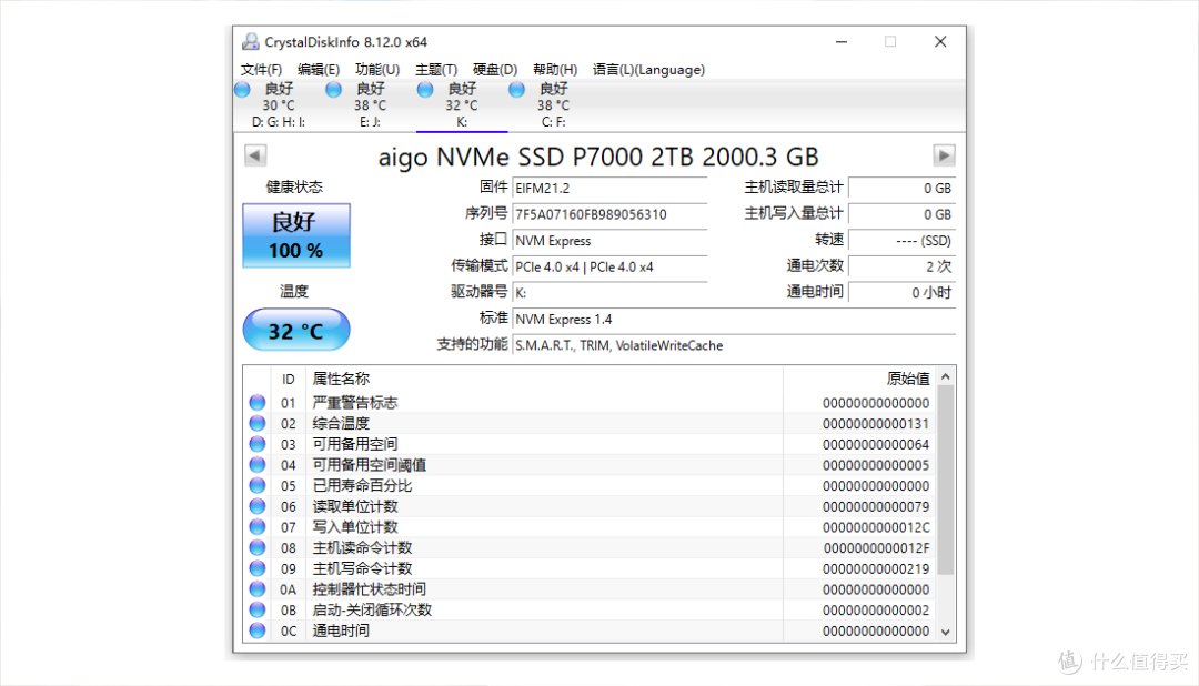 国产也有超7GB/s的旗舰级PCIe 4.0固盘:aigo P7000固态硬盘测试