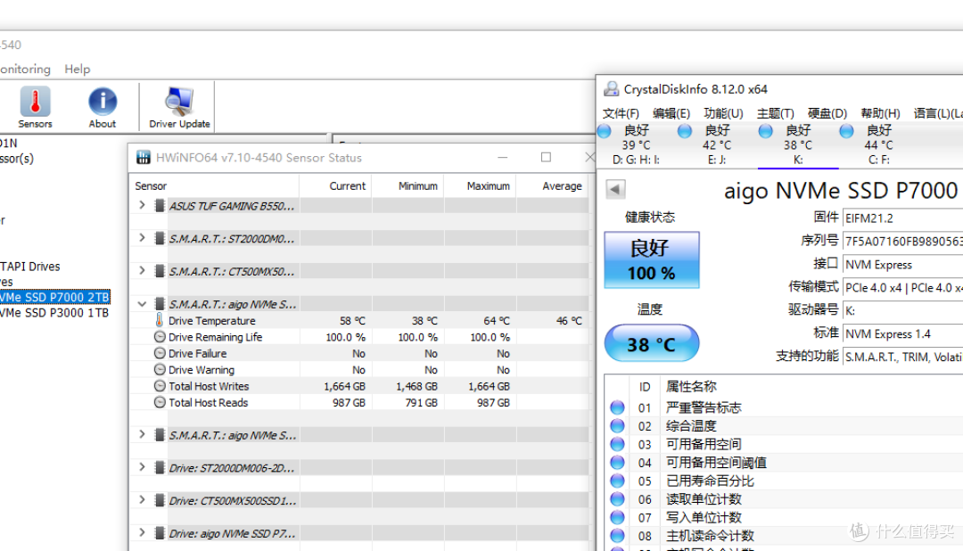 国产也有超7GB/s的旗舰级PCIe 4.0固盘:aigo P7000固态硬盘测试
