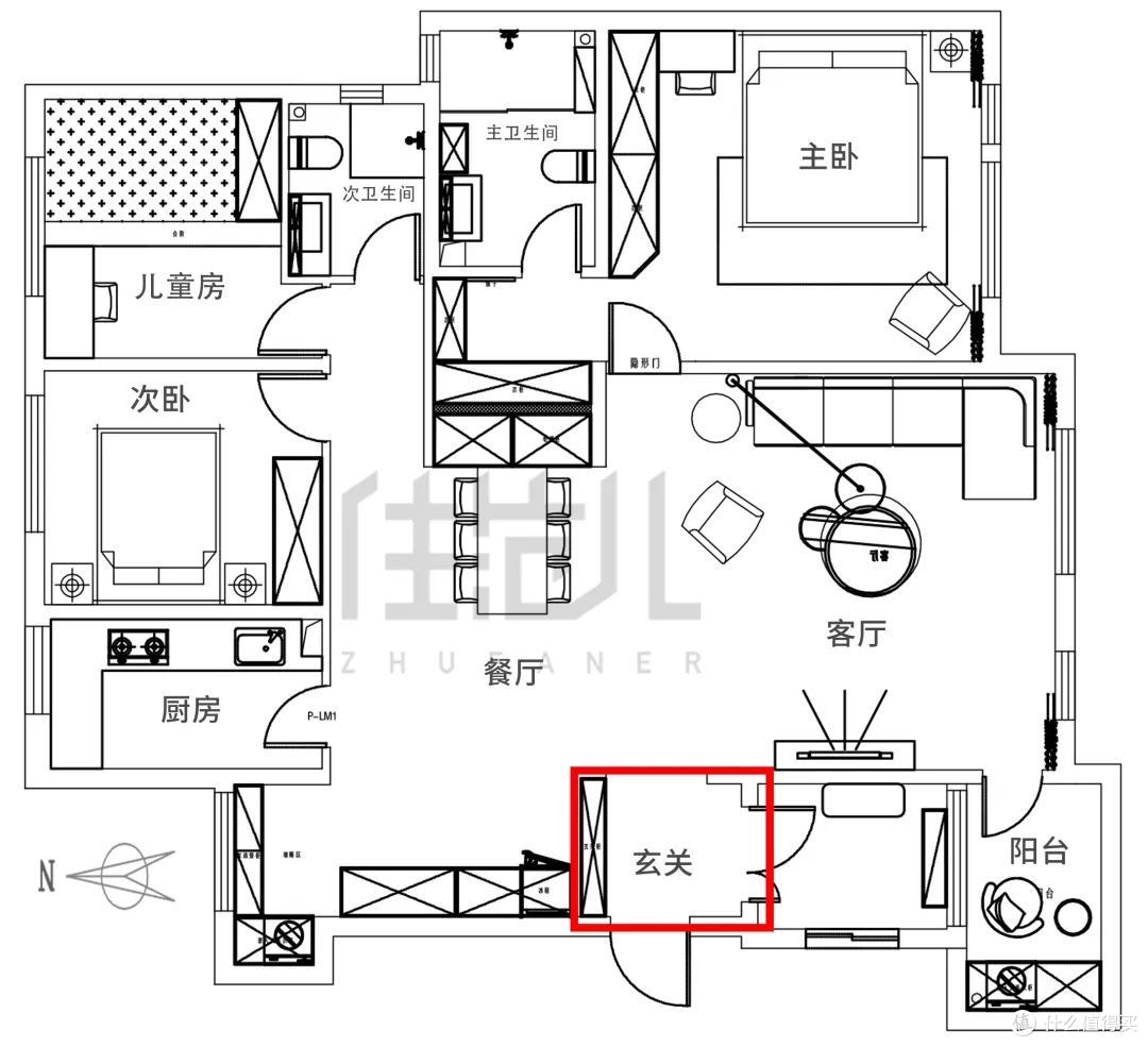 豪掷百万装修130㎡,客厅竟只用来打王者?