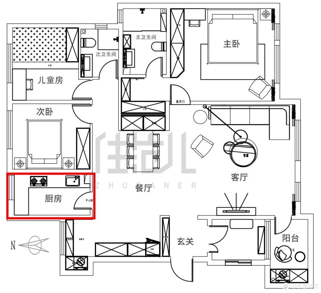 豪掷百万装修130㎡,客厅竟只用来打王者?