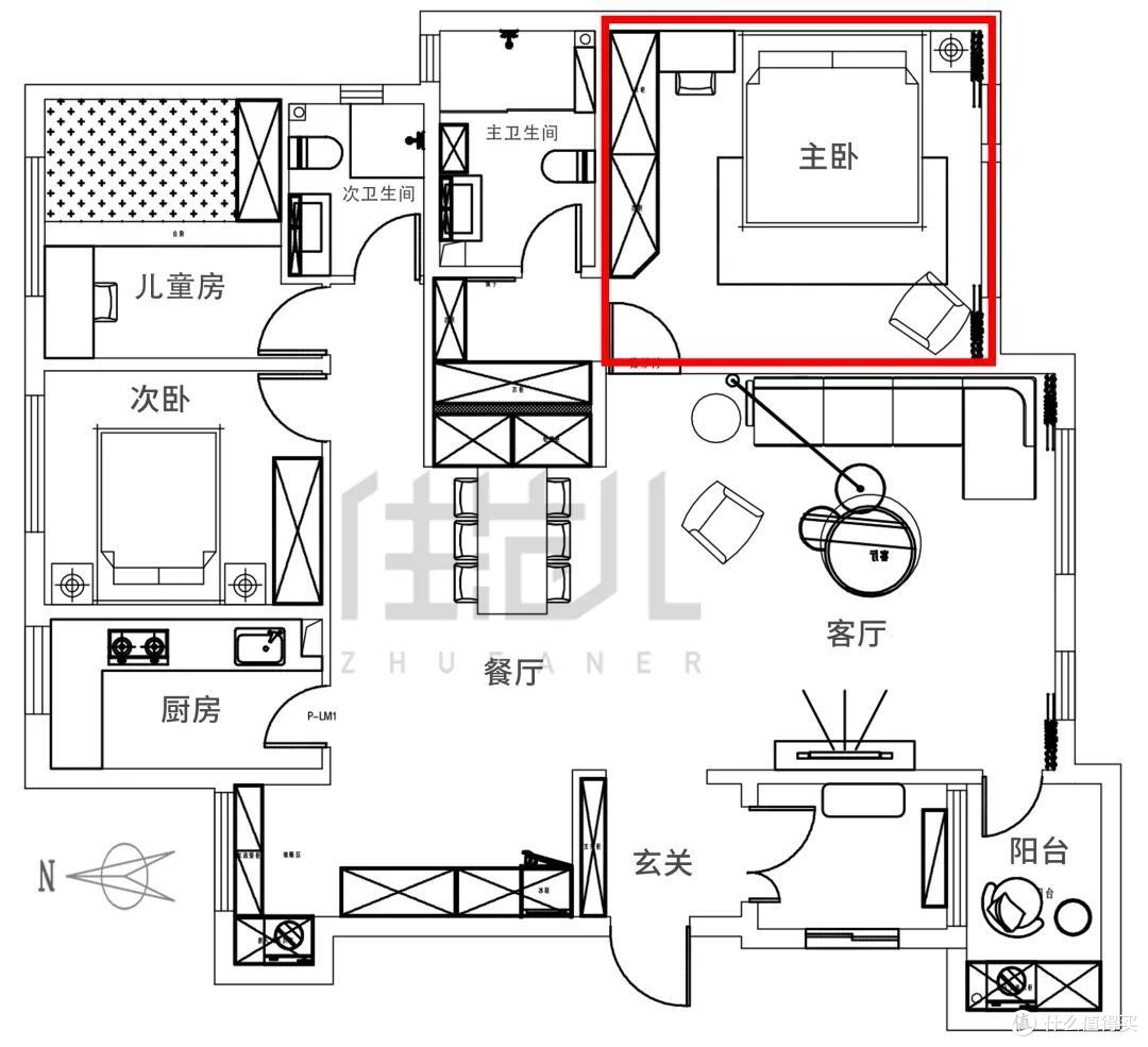 豪掷百万装修130㎡,客厅竟只用来打王者?