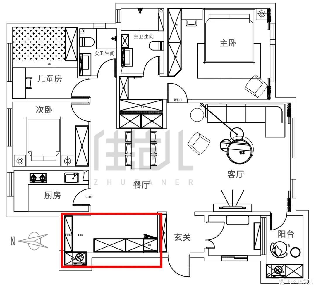 豪掷百万装修130㎡,客厅竟只用来打王者?