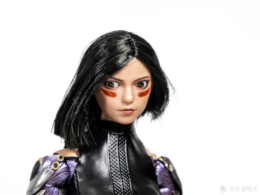 HotToys 1/6阿丽塔替换头雕,保留可动眼,替换植发