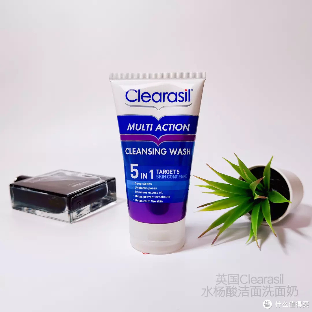 痘痘肌油性肌泛红肌的宝们看过来~Clearasil 5合一水杨酸洗面奶