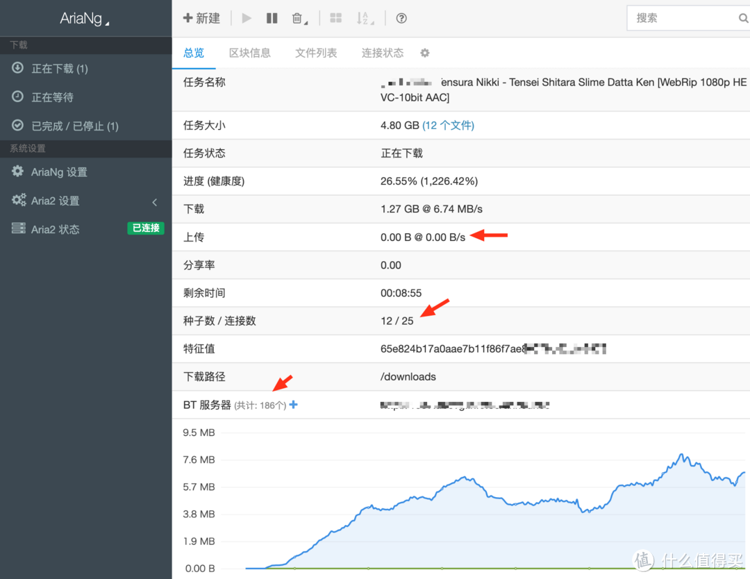 NAS精选下载篇4：比迅雷好用的BT下载神器，群晖Docker版Aria2入门安装教程，BT下载体验之后觉得也还不错！