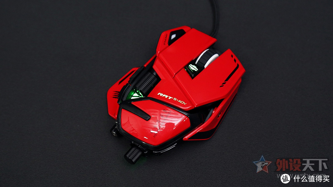 Mad Catz(美加狮)RAT8+ ADV游戏鼠标评测:重铸经典