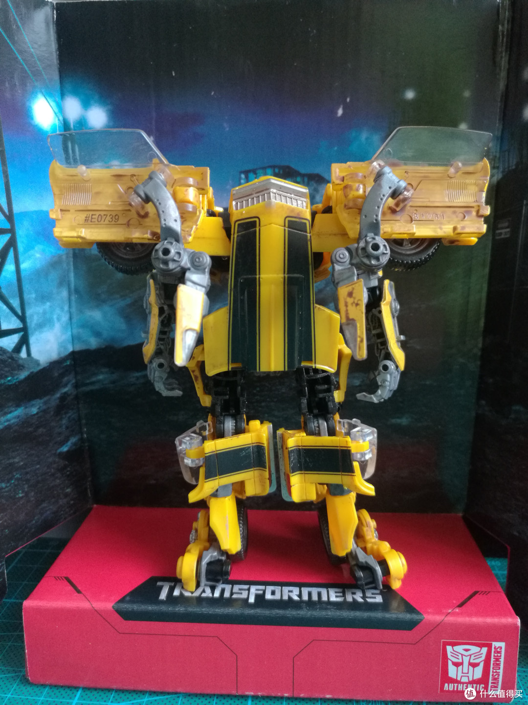 孩之宝变形金刚电影系列加强级ss01大黄蜂