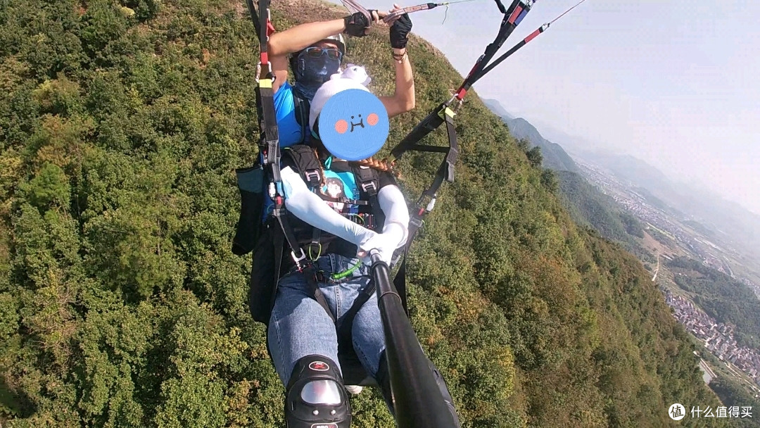 横店丨滑翔伞初体验，在空中荡秋千，俯瞰这个世界