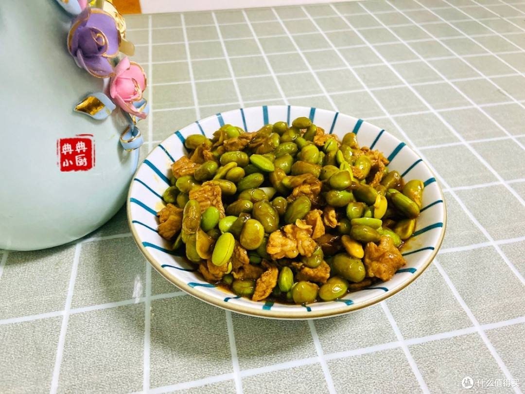 超好吃，巨下饭，家常版肉片炒毛豆米