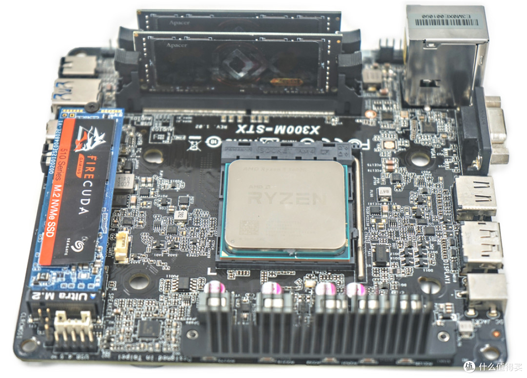 AMD APU 5600G+利民AXP90-X47+华擎DeskMini X300W准系统装机