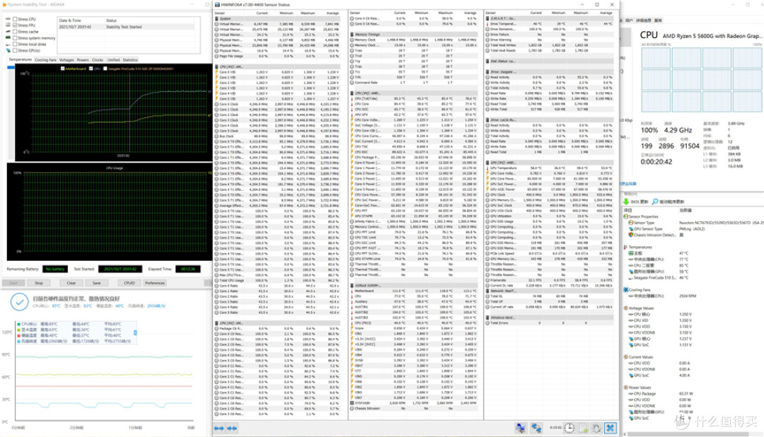 AMD APU 5600G+利民AXP90-X47+华擎DeskMini X300W准系统装机