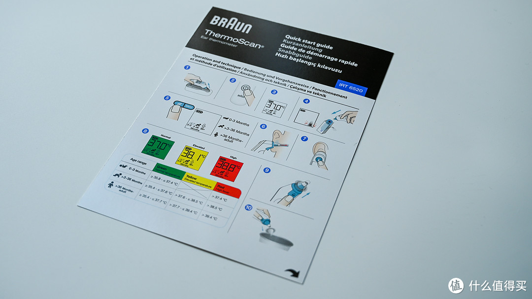 玻璃心爸妈给宝宝购入的测温神器 博朗IRT6520WE耳温枪