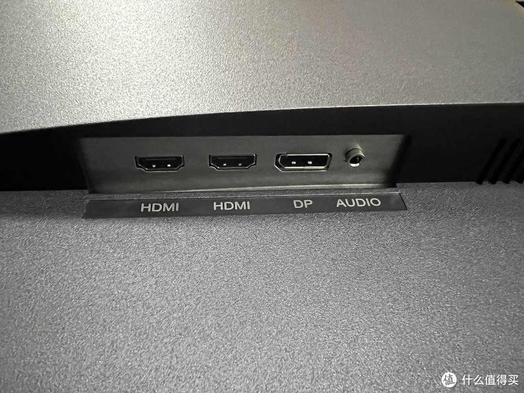 HKC惠科T3252U显示器接口：HDMI+DP+AUDIO