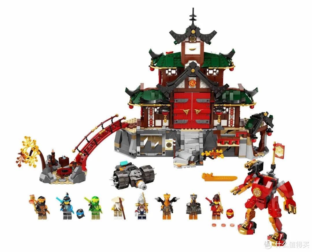 大忍者道场神殿和超级组合机甲来了！乐高幻影忍者2022年1月份新套装正式发布