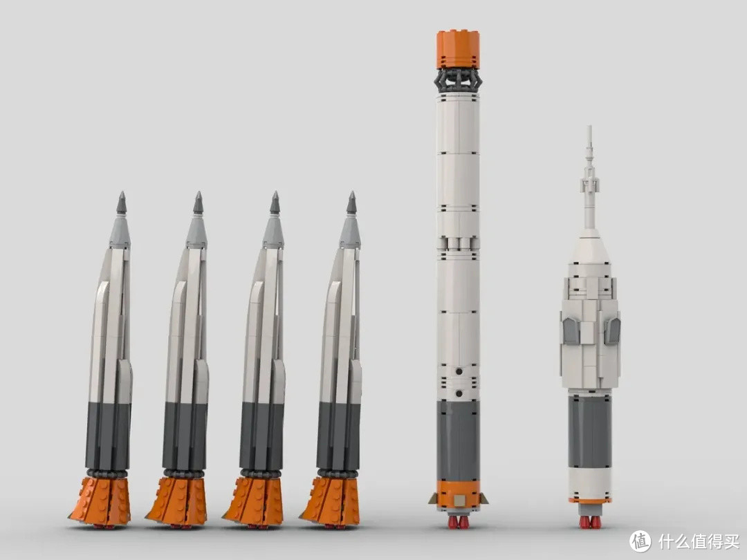 Journey to the Moon—LEGO 乐高 土星五号运载火箭_拼插积木_什么值得买