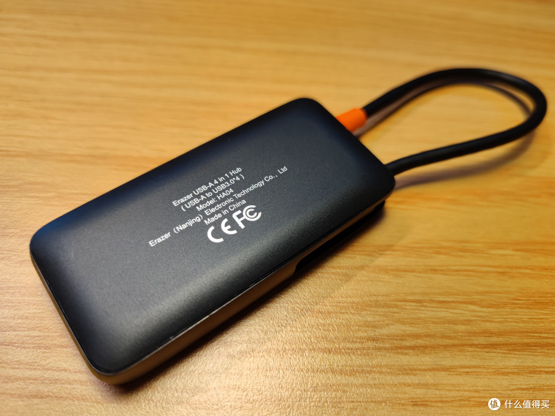 四口同传130MB/秒:19块9异能者Erazer高速USB3.0集线器开箱简评