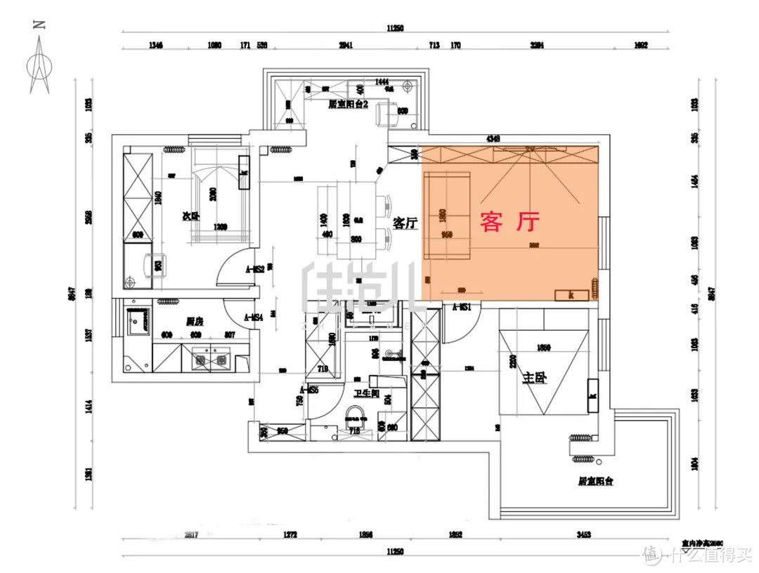 63㎡反传统设计，大客厅小卧室，沙发不靠墙，还要仿酒店设计？