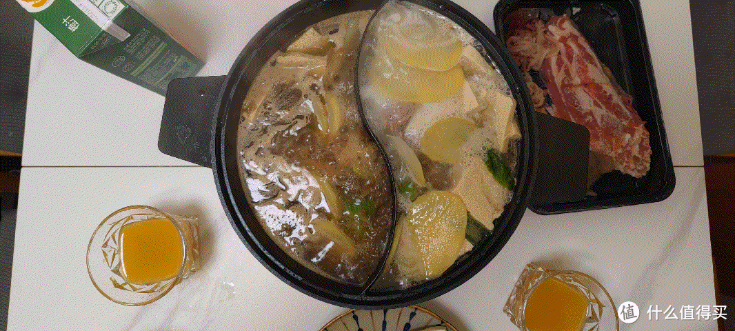 知吾煮电磁炉搭配鸳鸯锅实在是妙啊!火锅才是天气降温的美食?