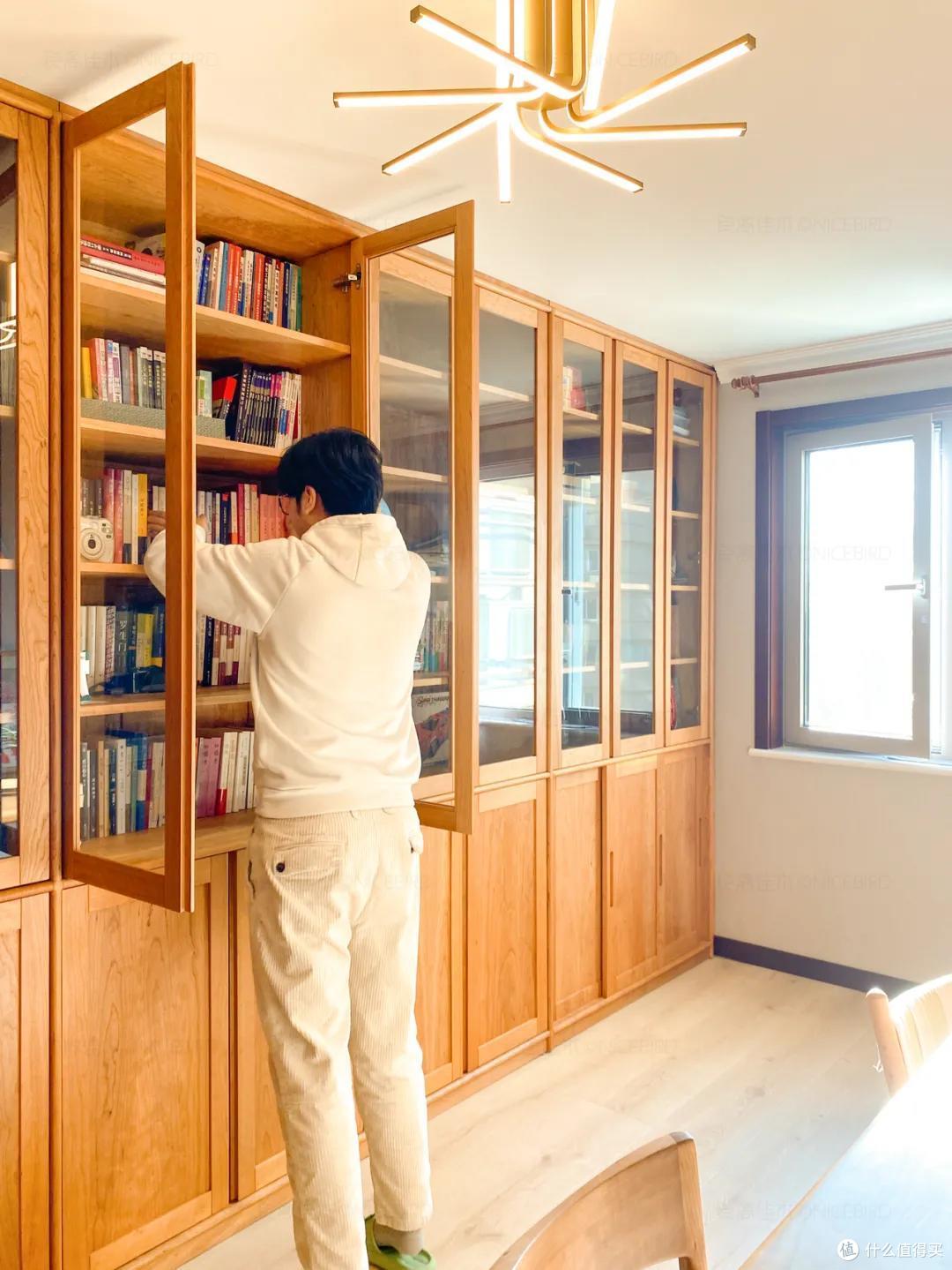北京业主家中打造好“学区”，L型家庭图书馆，隔壁小孩馋哭了
