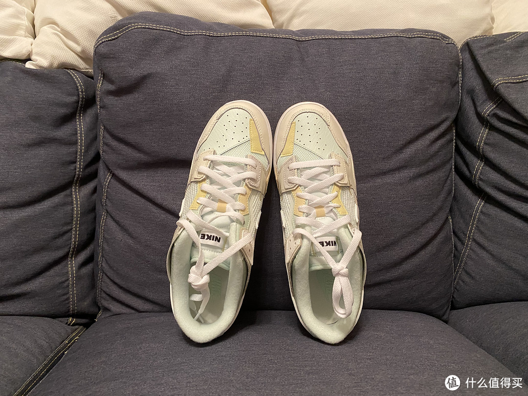 Dunk改款,灰绿拼接Nike dunk scrap
