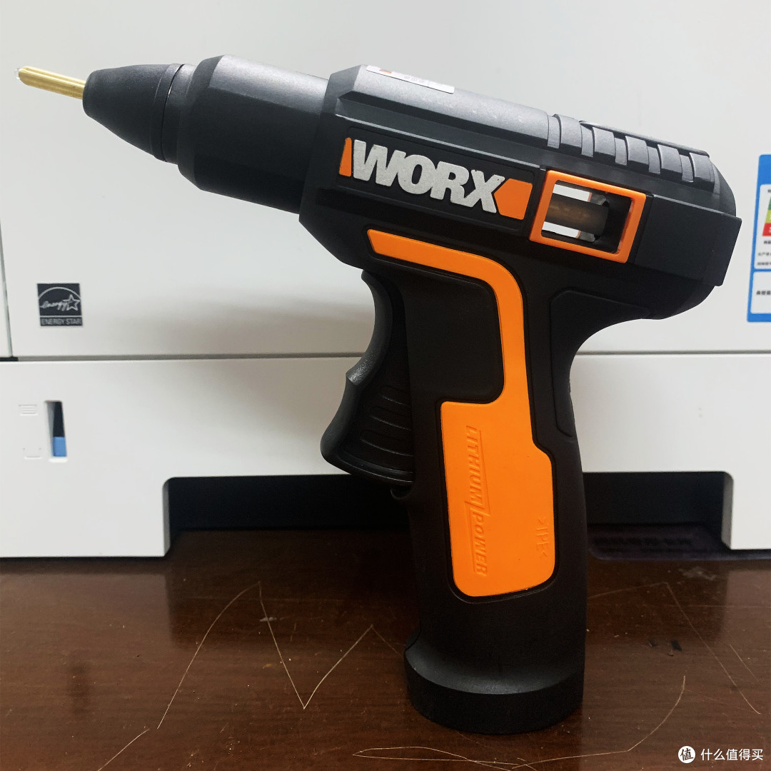 威克士wx890无线热熔胶枪拆解及加长嘴更换大容量电池