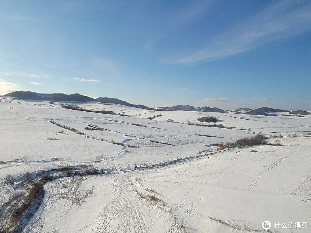 被雪覆盖的农田