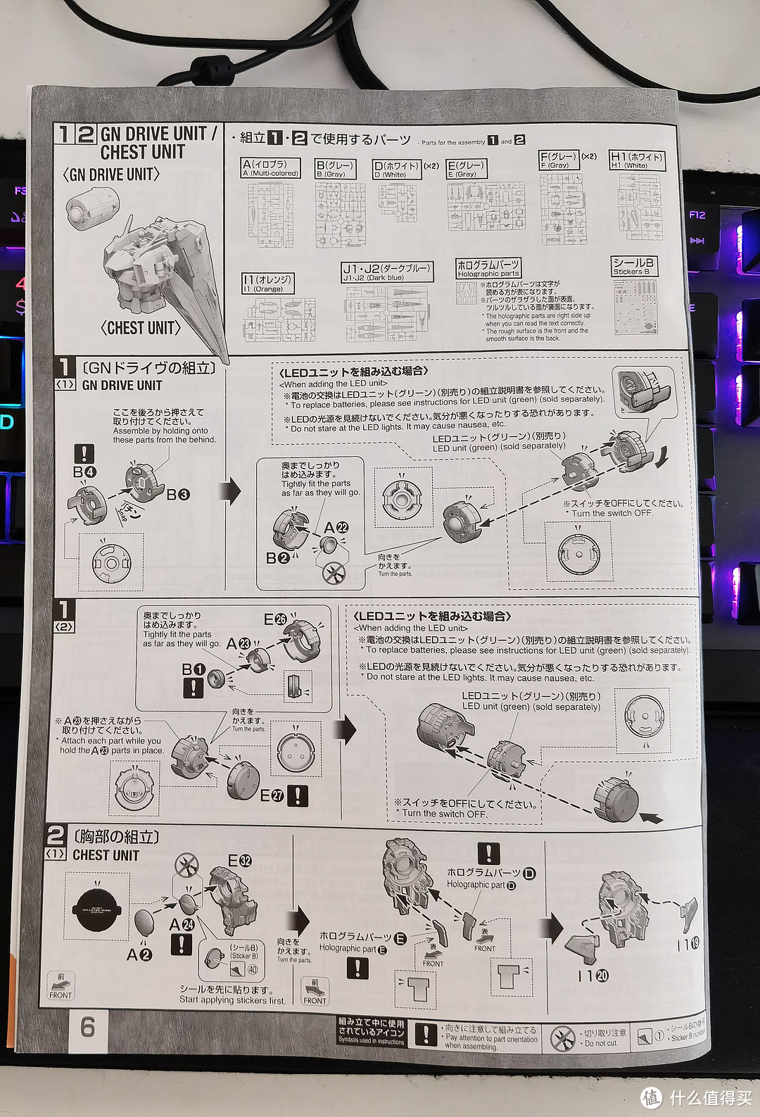 GN-003主天使 万代MG级 拼装记录