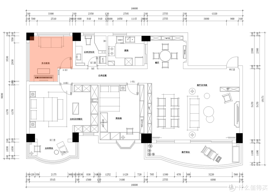 126m² 法式豪宅，烟火气一点不差，开放式书房一整面书架墙美翻！