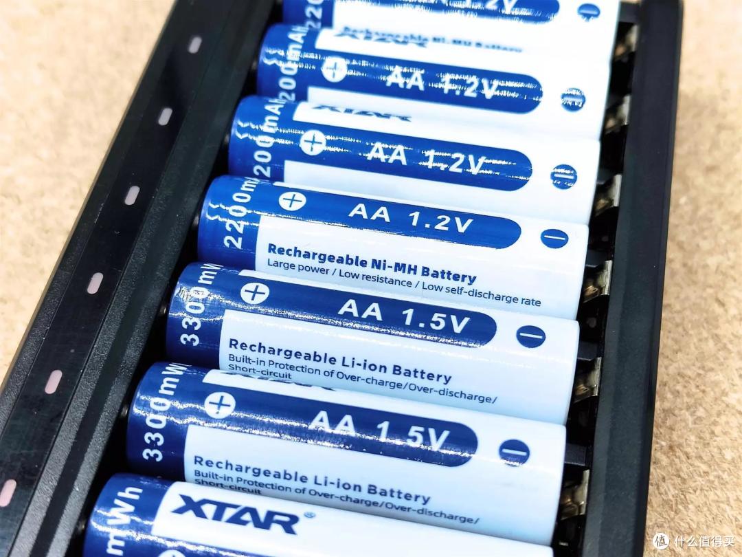 镍氢+锂电混着也能充，XTAR BC8充电器