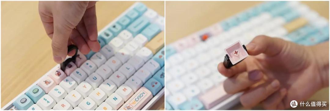 可爱戳中少女心,甜系兼顾好手感——小呆虫轻弹GS机械键盘