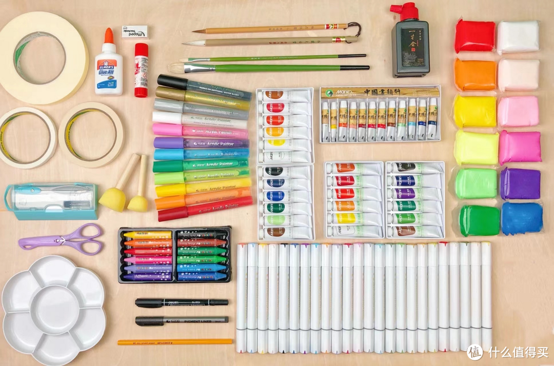 16种不同年龄段美术画材推荐 包含传统 创意 电子产品 超级实用 赶紧收藏 水彩笔 什么值得买