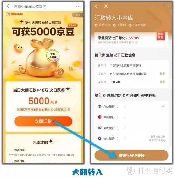 10万存入小金库，一天收益50元？