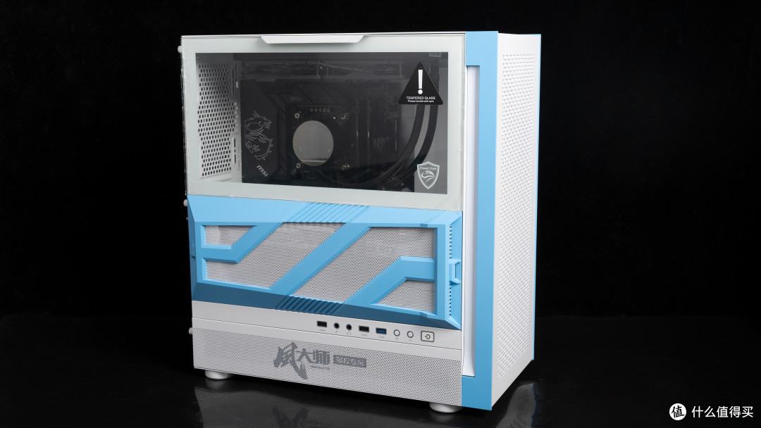 12700KF+微星Z690 CARBON+影驰RTX 3080装机秀,论机箱侧面风扇的重要性?