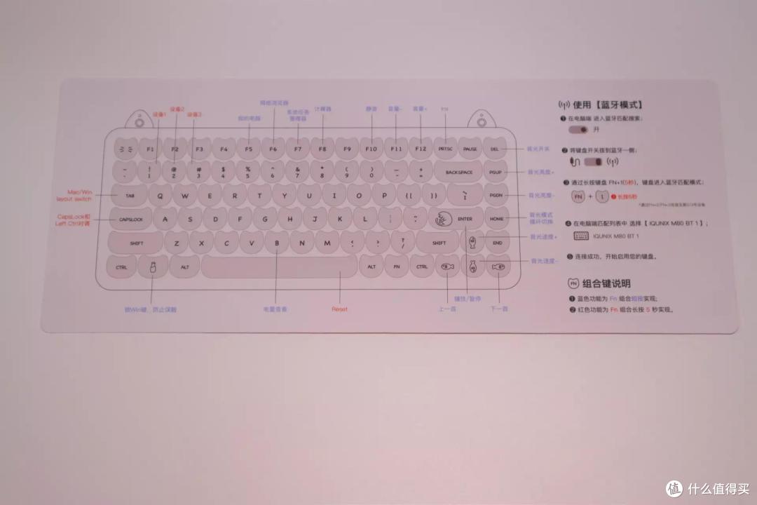 520送一把可爱猫咪键盘——iQunix M80