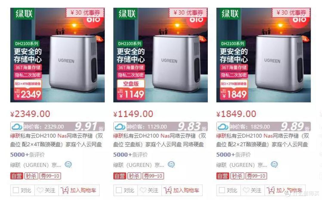 2.5G端口，双M.2卡槽!简单易用的绿联数据宝DH2600