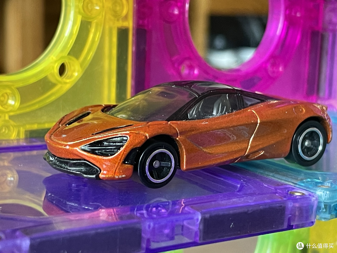 tomy多美卡合金小汽车模型男玩具车57号迈凯伦720s橙色102632