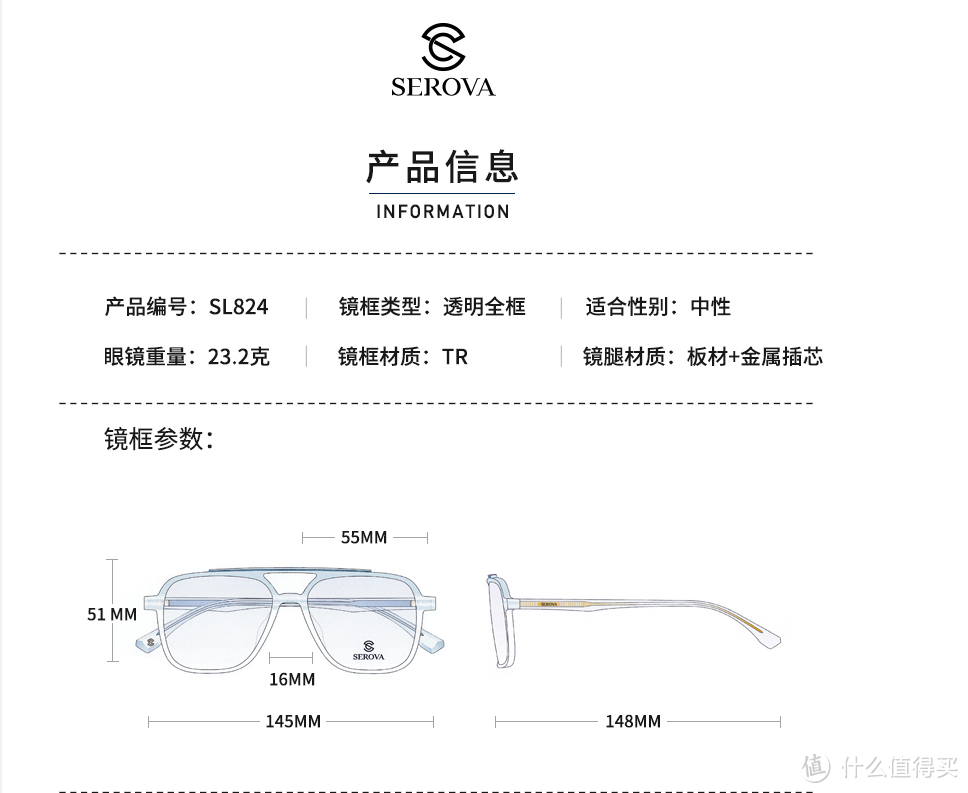 镜架信息分享一下。