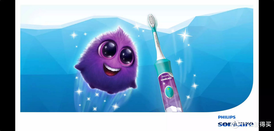 让宝爱上刷牙，全家也能用—PHILIPS 飞利浦 HX6322 儿童电动牙刷