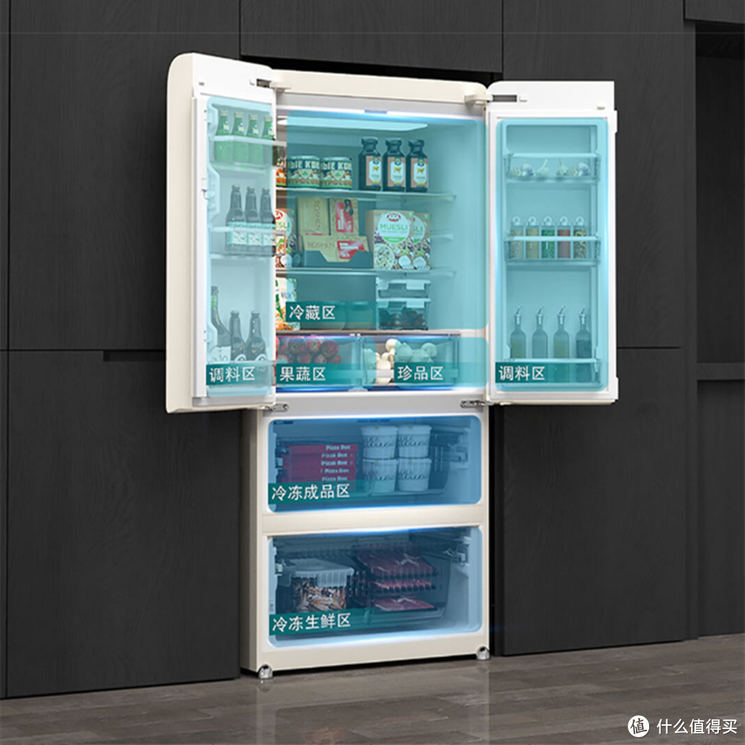 冰箱界的颜值天花板——小吉法式复古大冰箱