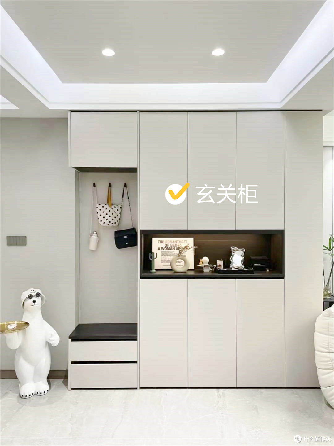 看完她家的140㎡新房,才知道定制收纳有多重要,颜值和实用并存