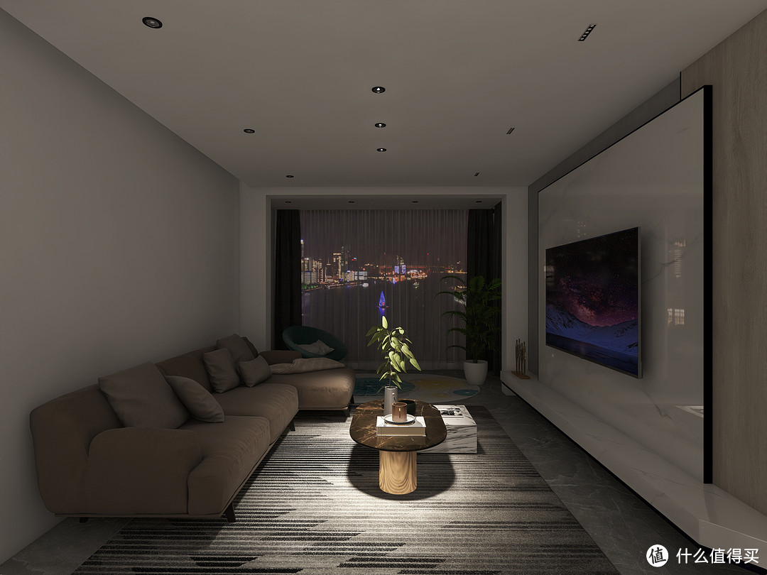 客厅中茶几上方放哪些无主灯