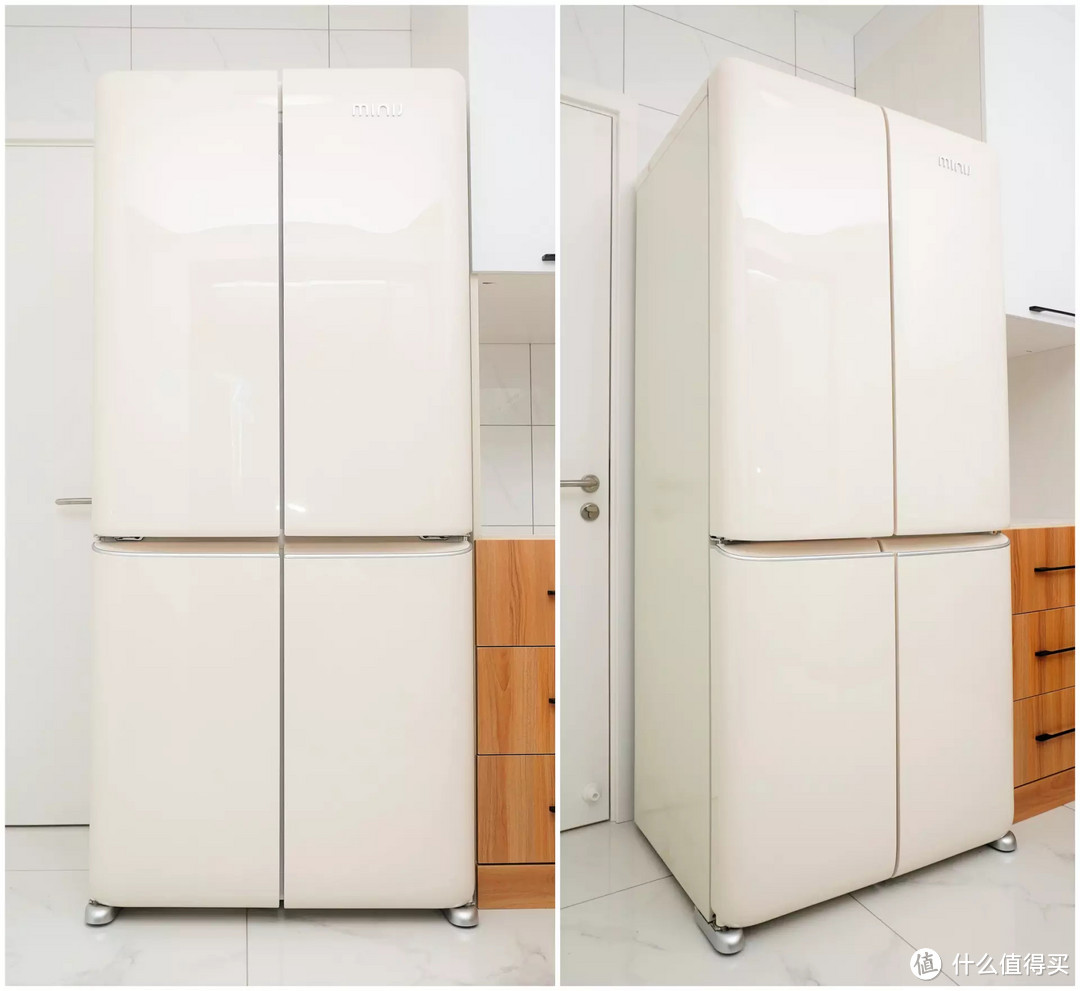 小吉BCD-JS520W十字门复古冰箱，是厨房颜值巅峰，更是全家人的后勤保障专家